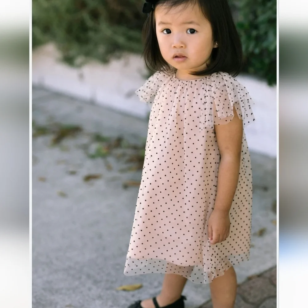 Gap Baby Polka Dot Tulle Dress Size 2T